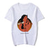 Devil Print Ladies Short Sleeve Top T-Shirt Loose